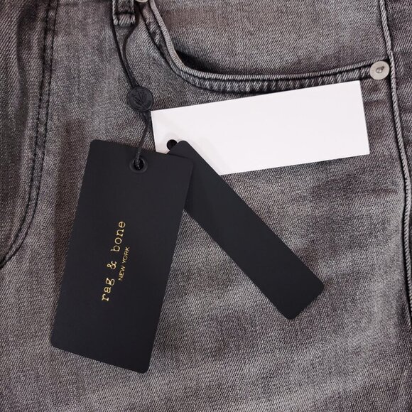 NWT Rag & Bone Mens Size 34X32 Fit 1 Skinny Aero Stretch Jeans Greysail $225 - Picture 6 of 15